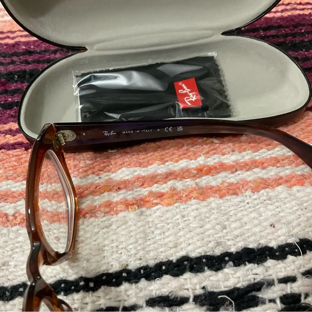 Ray Ban State Street Striped Violet Havana Frames Shades Glasses